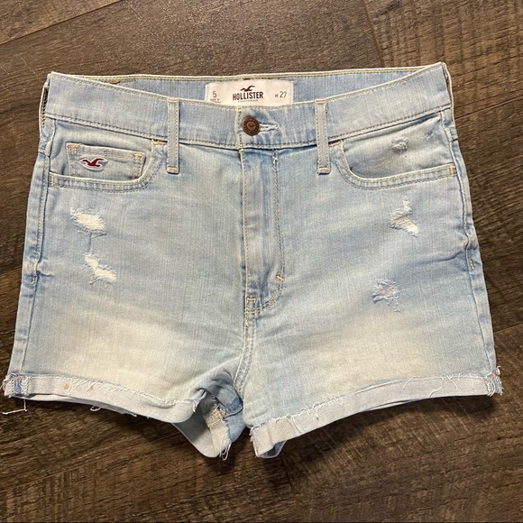 Hollister High Rise Denim Shorts - Picture 1 of 3